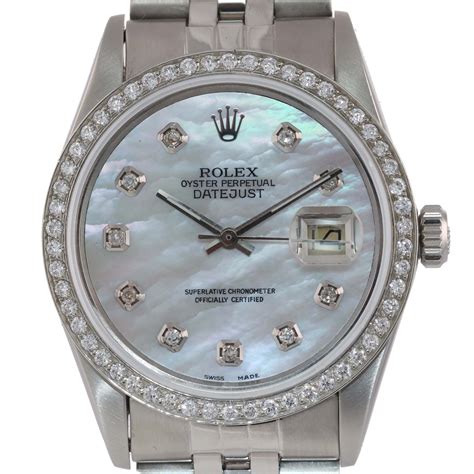 diamond bezel for rolex datejust 36mm|Rolex Datejust 36 oystersteel.